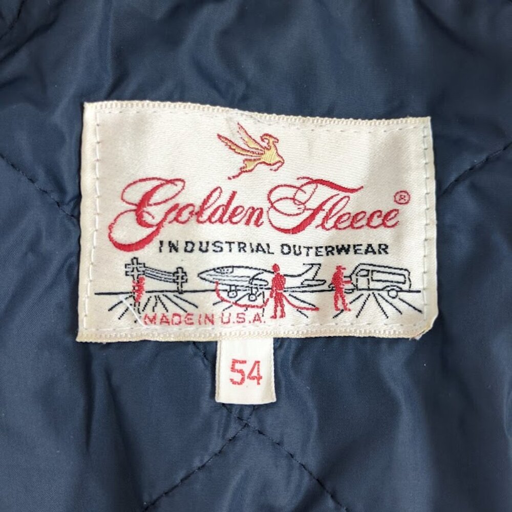 Vintage 1960s Golden Fleece Industrial Outerwear Winter Jacket Coat Parka Sz 54 - Picture 4 of 16